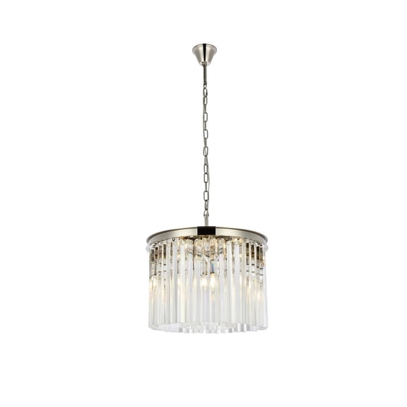 Elegant Lighting Sydney 20" 6 Light Royal Crystal Chandelier