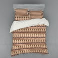 thumbnail image 2 of Ambesonne Tribal Bedding Set 3 Pcs, Indigenous Art Borders, Twin XL, Orange Brown Beige, 2 of 3