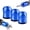 Blue, variant on Screwdriver Head Magnetic Ring 3PCS, Strong Magnetic Screw Holder for Drill Bits, Removable Universal Magnetizer for Hex Screwdriver & Power Tools, Alloy Screw Ring for DIY Repair (Red)