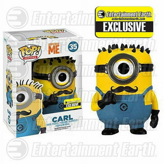 Despicable Me 2 Funko POP! Movies Moustache Carl 3.75" (EE Exclusive)