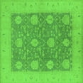 thumbnail image 1 of Ahgly Company Indoor Square Oriental Green Traditional Area Rugs, 8' Square, 1 of 4