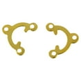 thumbnail image 3 of Guardoinrt Superbe Filigrane 3 Trous Connecteur Menuisier Bijoux Bricolage Résultats Or 1Set, 3 of 5