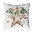 thumbnail image 1 of Christmas Pillowcase 18 in x 18 in – Polyester Holiday Decor for Indoor and Outdoor Use – Reusable Zippered Cover with Festive Tree, Wreath, or Bow Design, 1 of 6