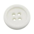 thumbnail image 2 of Nomeni Buttons , Resin Buttons Four-Eye Fine-Edge Buttons Children's Shirts Knitwear Suit Pants Sewing Supplies White, 2 of 4