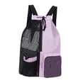 thumbnail image 1 of Mochila de trajes de mochila Mujeres plegables Organizador transpirable Bolsa de baño portátil púrpura, 1 of 8