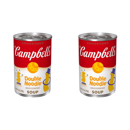 Campbell's Condensed Double Noodle Soup, 10.5 oz pack of 2