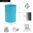 thumbnail image 4 of Calypso Basics Plastic Countertop Medium Utensil Crock/Holder, Turquoise, 4 of 4