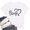 A-White1805, variant on XIAOCHA Women's Bride Heart Letter Print T Shirt Crew Neck Short Sleeve Wedding Party Casual Tee