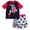 Cap America Grey, variant on Rivals Big Boys' Swimwear 2-Piece Rashguard and Swim Trunks Set Jeff Landshark Blue