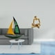 thumbnail image 2 of Escultura De Velero De Hierro, Adorno De Mesa, Colección De Decoración Feng Shui, Figura Decorativa Para Centro De Mesa, Escritorio, Estantería, Estatua De Pensador Abstracto Creativo,, 2 of 8