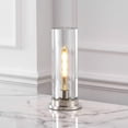 thumbnail image 4 of Safavieh Dellanora Iron Base Lighting in Silver / Clear, 4 of 11