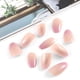 thumbnail image 2 of Luminosa bailarina larga de uñas postizas, uñas postizas de color rosa, diseño de arte degradado, 24 uds. Acrílico prensa sobre uñas para mujeres y niñas Feliz Sencillez, 2 of 5