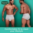 thumbnail image 3 of Depend Fresh Protection Male Comfort Fit Disposable Incontinence Underwear, Small/Medium, Maximum, 32 Count, 3 of 5