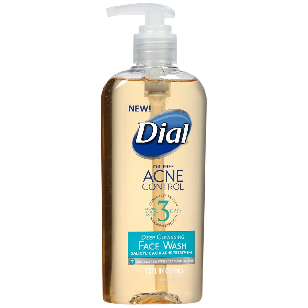 Dial® Acne Control Deep Cleansing Face Wash 7.5 fl. oz. Pump Walmart