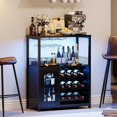 thumbnail image 2 of Acekid Wine Bar Cabinet - Large Capacity Liquor Cabinet with Storage, Adjustable Shelves for Glassware, Sturdy MDF Construction, Easy Assembly Wine Rack Ideal for Dining Room Bar & Kitchen, 2 of 9
