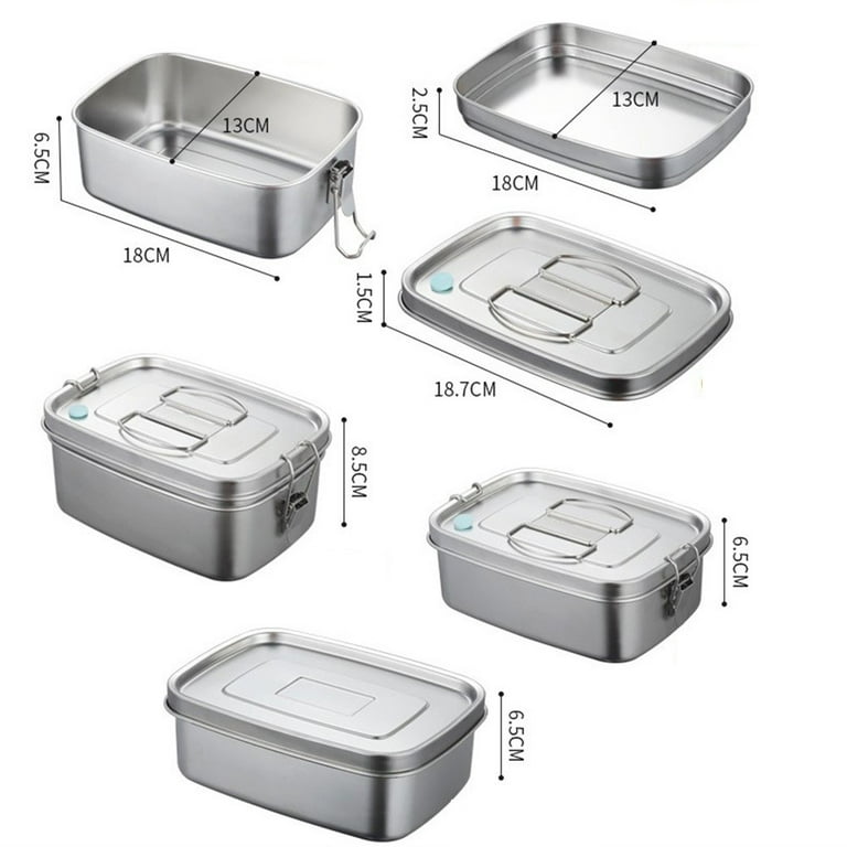 1100ml / 1500ml Microwave Lunch Box per bambini Contenitore per alimenti  Conservazione Contenitore per pranzo isolato Bento Box Giapponese Snack Box  Scatole per la colazione Ns2