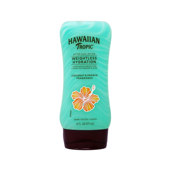Hawaiian Tropic, Silk Hydration Weightless After Sun Lotion, Coconut Papaya, 6 fl oz (177 ml)