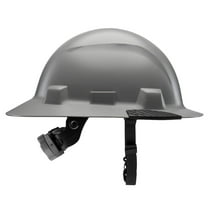 Lift Safety Idax Full Brim - Non-Vented Hard Hat, Gray