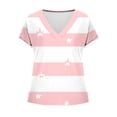 thumbnail image 6 of Blczomt Short Sleeve Tops Women Trendy Pink Tops Cute Y2K Womens Blouses, 6 of 6