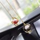 thumbnail image 3 of Ubiuolucky Cat Car Charm Porcelain Figurine Hanging Pendant, 3 of 4