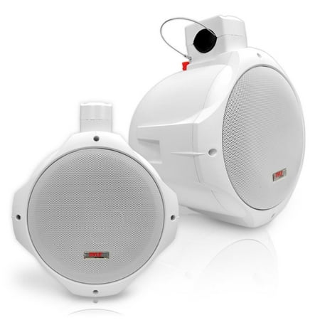 Pyle Marine 8” 2-way Wakeboard Speaker (white) - Pair - Wild Tide
