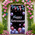 thumbnail image 6 of Decorative Design Happy Retirement Banner Glitter Balloons Star Elements for Retirement Celebration Party Decoration, 6 of 8