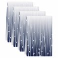 thumbnail image 2 of Blue Floral Kitchen Towels Set of 4, Gradient Stripe Garden Plant Branch Texture Absorbent Dish Towels for Kitchen, Microfiber Hand Towel, Quick Drying Tea Towel for Cleaning Decorative Dishcloths, 2 of 7