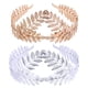 thumbnail image 1 of Diadema nupcial, 2 piezas de aleación de metal, corona de hojas, diadema de vid, tiara de hojas, tocado de boda, dama de honor, accesorios para el cabello para mujeres y niñas, 1 of 5