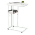 thumbnail image 7 of C Shaped End Table, Side Table for Couch and Bed, Small Side Table for Small Spaces, Living Room, Bedroom, Rustic Snack Table, 7 of 7