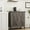 Dark antique oak, variant on Yeshouse Storage Cabinet with Doors and Shelves, White, 30” L x 15.7” W x 31.5” H Inches