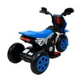 thumbnail image 3 of The Baby Shop Motocicleta Montable Azul P/ Niños 3 Ruedas 6v C/ Sonido Y Luz, 3 of 8