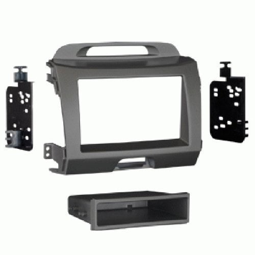Metra 99-7344G Unique DIN Dash Kit d'Installation pour 2011 Kia Sportage Véhicules, Gris