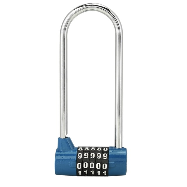 Alliage de Zinc U Forme Combinaison Chiffre Mot de Passe Code Serrure Extra Long Cabinet Porte Cadenas