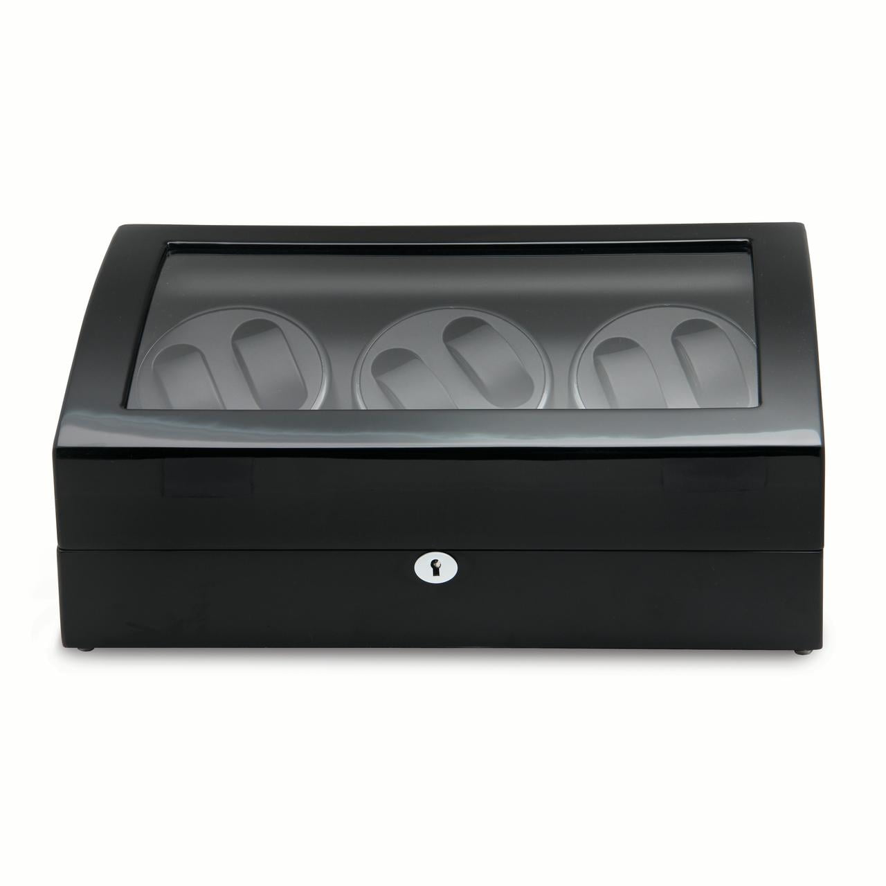 Rotations High Gloss Black Finish 6-Watch Winder GM13138
