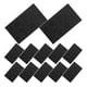 thumbnail image 1 of 12 parches de reparación para chaquetas de plumas, autoadhesivos, precortados, impermeables, color negro, 1 of 7