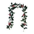 thumbnail image 1 of Guirnalda de flores artificiales con hojas verdes, adornos colgantes estilo A, 1 of 9