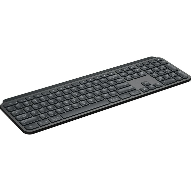 Logitech MX Keys Advanced Wireless Illuminated Keyboard, Tactile Responsive  Typing, Backlighting, Bluetooth, USB-C, Apple macOS, Microsoft Windows