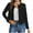 Black, variant on Women's Slim Sparkly Sequin Cardigan Jacket Lightweight Long Sleeve Open Front Blazer Party Casual Cropped Coats Glitter Shiny Thin Jackets