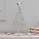 thumbnail image 5 of Adornos navideños, regalos navideños, árbol de Navidad de metal de mesa, soporte de exhibición de adornos de hierro forjado, adorno navideño de 11 pulgadas, decoraciones de escritorio, mini árbol de N, 5 of 6