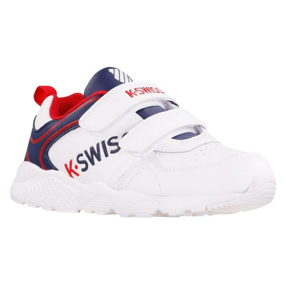 Tenis Para Niño K-Swiss T 18 Blanco Joy Velcro