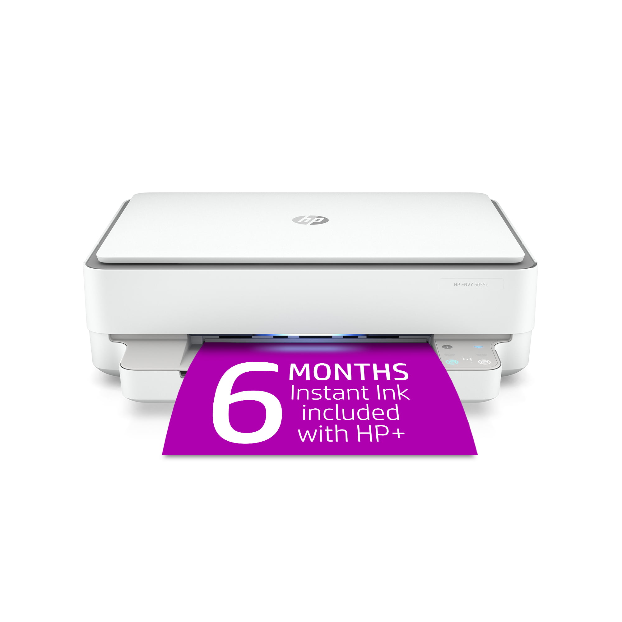 6055e All-in-One Wireless Color Inkjet - 6 months free Instant Ink with - Walmart.com