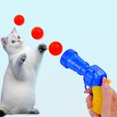 thumbnail image 3 of BeesClover Cat Toy Balls With 80Pcs Pompom Ball 1 Launcher Interactive Cat Balls Active Cat Exercise Toys For Indoor Cats, 3 of 8