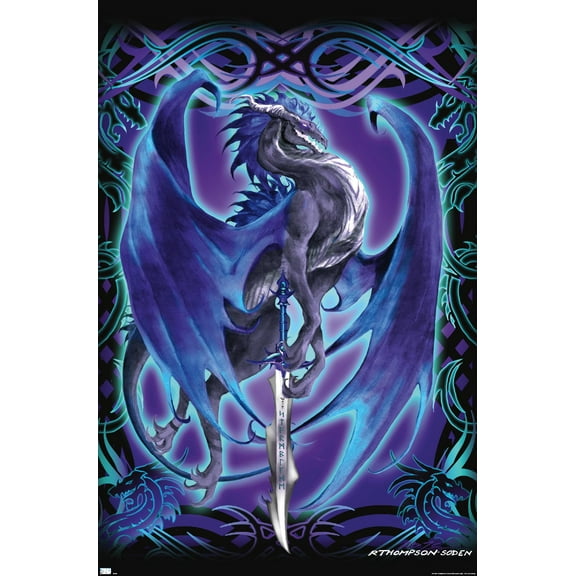 Ruth Thompson - Dragonblade Stormblade Wall Poster, 22.375" x 34"