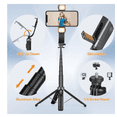 thumbnail image 2 of Tripie Palo Selfies Stick Wünd  Bluetooth Control Remoto Led 104cm, 2 of 5