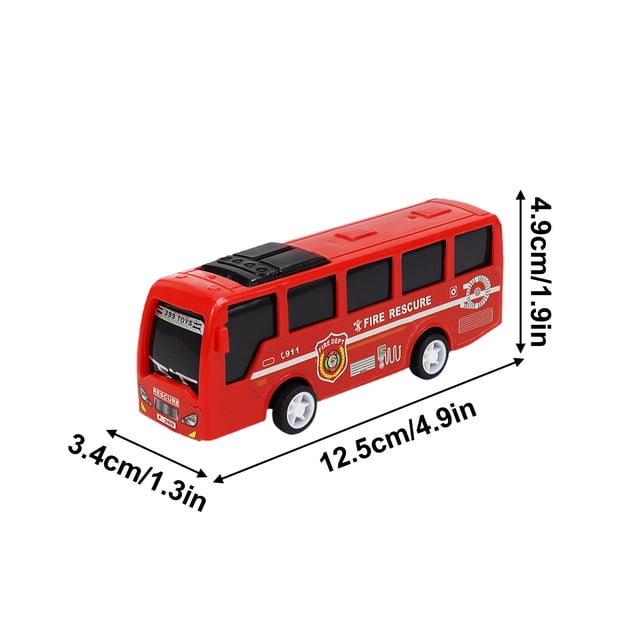 Kyusrd Toys Savings Items for Kids!Pull Back Toy Bus