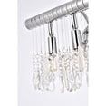 thumbnail image 5 of Elegant Lighting Chorus Line 3 Light Chrome Wall Sconce Clear Royal Cut Crystal, 5 of 7