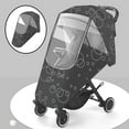 thumbnail image 3 of Cochecito Protector de lluvia Sunnimix cremallera transparente transpirable azul, 3 of 8