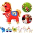 thumbnail image 2 of Oversized 24 Inch Foil Horse Balloon Featuring Wealth Symbol, Easy Helium Inflation for Eye-Catching Displays, Great for Home Decor and Special Events, 2 of 8