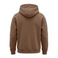 thumbnail image 5 of Dwellite Men's Oversized Hoodie Waffle Knit Sweatshirts Casual Hooded Pullover Athletic Hoodie with Pocket Coffee M, 5 of 8