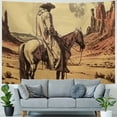 thumbnail image 4 of Orinice Horse Tapestry Wall Hanging Unique Style Graphic Tapestries for Home Decor - Living Room Bedroom Apartment Farmhouse Dorm Decoration 40x60inch, 4 of 6